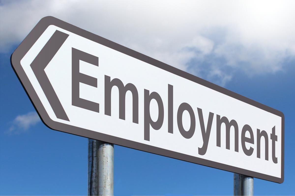 employment sign